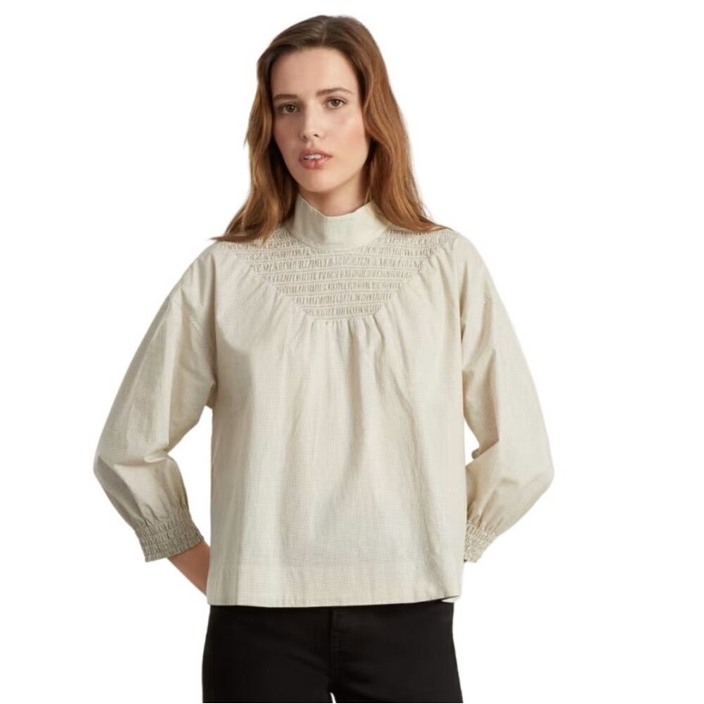 BNWT Everlane Women’s Funnel Neck Smock Top, Size M